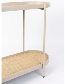 Бежова конзолна маса 39x85 cm Amaya – White Label
