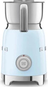 Уред за разпенване на мляко Smeg MFF11PBEU, 500 W, 600 мл, 8 програми, Подвижна кана, Автоматично изключване, Пастелно Синьо