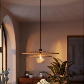 Eglo 44012 - Пендел на кабел LYDNEY 1xE27/40W/230V бамбук