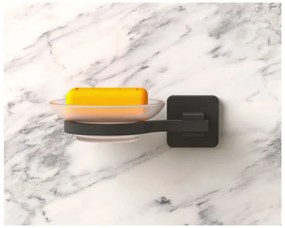 Поставка за сапун TEKNO TEL TR MG 366B, 16х11х5 см, Закрепване с дюбел, Матово черно