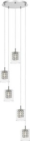 Rabalux Duchess Висящи осветителни тела IP20 G9 5x MAX 40W K 3117