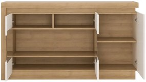 БюфетLynx3D-Естествено-бяло