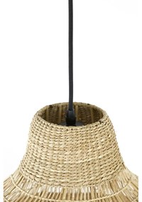 Висящо осветително тяло с абажур от морска трева в естествен цвят ø 50 cm Sagar – Light &amp; Living