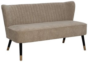 Бежов шенилов диван 134 cm Glam – Ixia