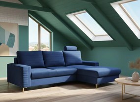 Ъглов диван Consuegra-Син