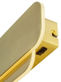 Модерна стенна лампа месинг с LED 3-степенно димиране - Dias