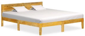 288433 vidaXL Рамка за легло, мангова дървесина масив, 180 см