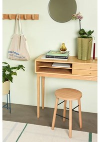 Стенна закачалка от масивен дъб в естествен цвят Nomad – Hübsch