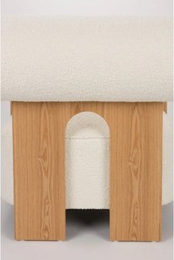 Бежово кресло от букле Oolong – Zuiver