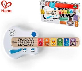 Дървена Сензорна китара, Hape, Бяла