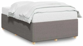 3284932 vidaXL Рамка за легло без матрак, таупе, 120x200 см, плат