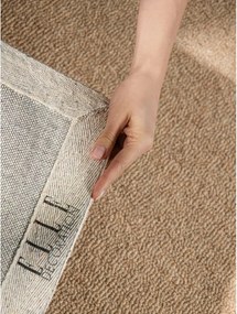 Ръчно изработен вълнен килим в естествен цвят 200x290 cm Puristic Knots – Elle Decoration