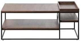 Кафява масичка за кафе 70x120 cm Rivoli – Unique Furniture