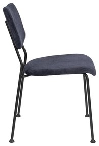 Тъмносини трапезни столове в комплект от 2 броя Benson - Zuiver