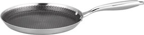 Тиган за палачинки Swiss Haus SH-ZGCP26, 26x2.4 см, Sapphire-керамично покритие, Без PTFE/PFAS/PFOA, Индукция, Сребрист