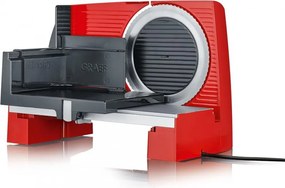 Колбасорезачка Graef SKS100, 170W, Острие 170 мм, Неръждаема стомана, Заключване за деца, Червен
