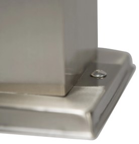 Модерна външна стенна лампа стомана 80 см IP44 - Malios