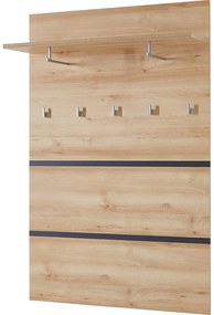 Панел за закачалки с декор от бук в естествен цвят Lissabon - Germania