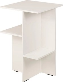 Сиво-бежово нощно шкафче с рафтове Atik – noo.ma