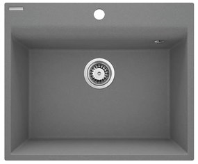 Deante ZRC_S10A - Кухненска мивка CORIO 50x60 cm гранит/металически сив