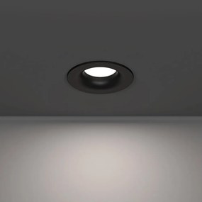 Eglo 902273 -LED вграден таванен осветител за баня SALABATE LED/4,9W/230V pr.8,8cm IP65 черен