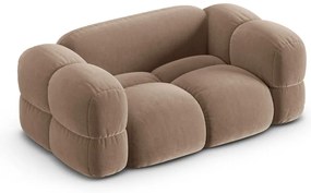 Кафяв кадифен диван 180 cm Loretto – Cosmopolitan Design