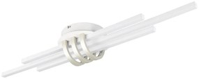 Бяло LED осветително тяло за таван 18x81 cm Cinto – Trio
