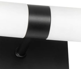 Модерна стенна лампа за баня черна IP44 2-светлина - Bath