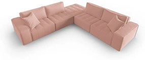 Розов ъглов диван Mike - Micadoni Home
