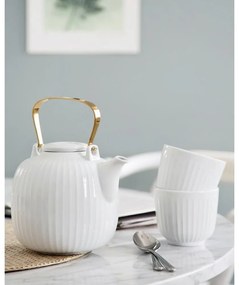 Бяла порцеланова чаша Kähler Design Hammershoi, 200 ml