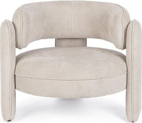 Бежово кресло Aisha – Bizzotto