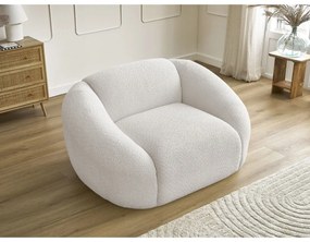 Бяло кресло от букле Tina – Bobochic Paris