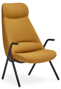 Жълт фотьойл , височина 114 cm Dins - Teulat