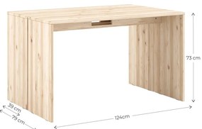 Трапезна маса от масивен бор 79x124 cm Join-In – Karup Design