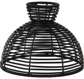 Черен външен абажур за таванно осветление, ø 26 cm Runde - Star Trading