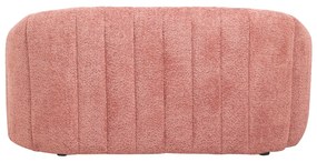 Диван Моби букле HM9595.02 розов цвят