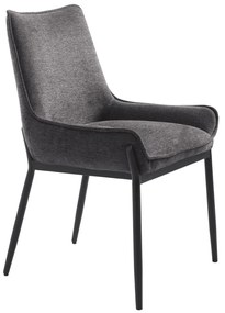 Тъмносив трапезен стол Calgary – Unique Furniture