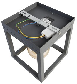 Индустриален интелигентен таванен аплик тъмно сив с Wi-Fi G95 - Cage