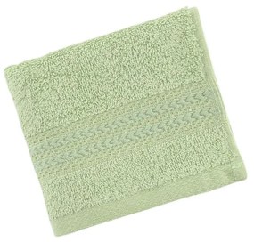 Зелена хавлиена кърпа от чист памук , 30 x 50 cm - Foutastic