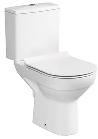 Cersanit K35-037 - Подов унитаз с тоалетна седалка CITY керамика/бяла