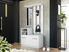Мебели за антре Kolom-White