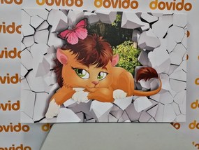 Картина на платно – Сладко лъвче
