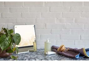 Синя и лилава памучна кърпа Dora, 50 x 100 cm - Hübsch