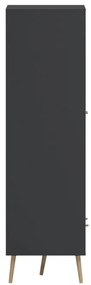Гардероб антрацит 99x200 cm Bodo - Tvilum