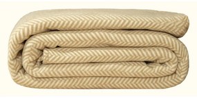 Охра, жълто и бяло покривало за двойно легло 200x220 cm Twin - Oyo Concept