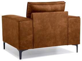 Кафяв фотьойл от изкуствена кожа Copenhagen - Scandic