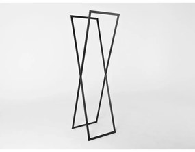 Черна метална закачалка Rosett - CustomForm