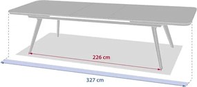 Разтегателна градинска маса Hesperide Pulpy, Керамика, 12 места