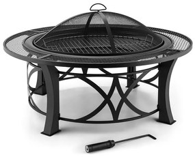 Blumfeldt Ronda, огнище, Ø 95 cm, скара, защита от искри, стомана, матирана