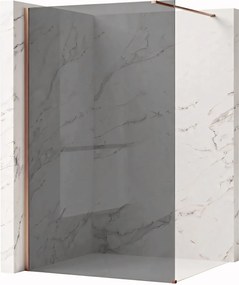 Параван за душ Rea Flexi Grey / Brush Copper 130